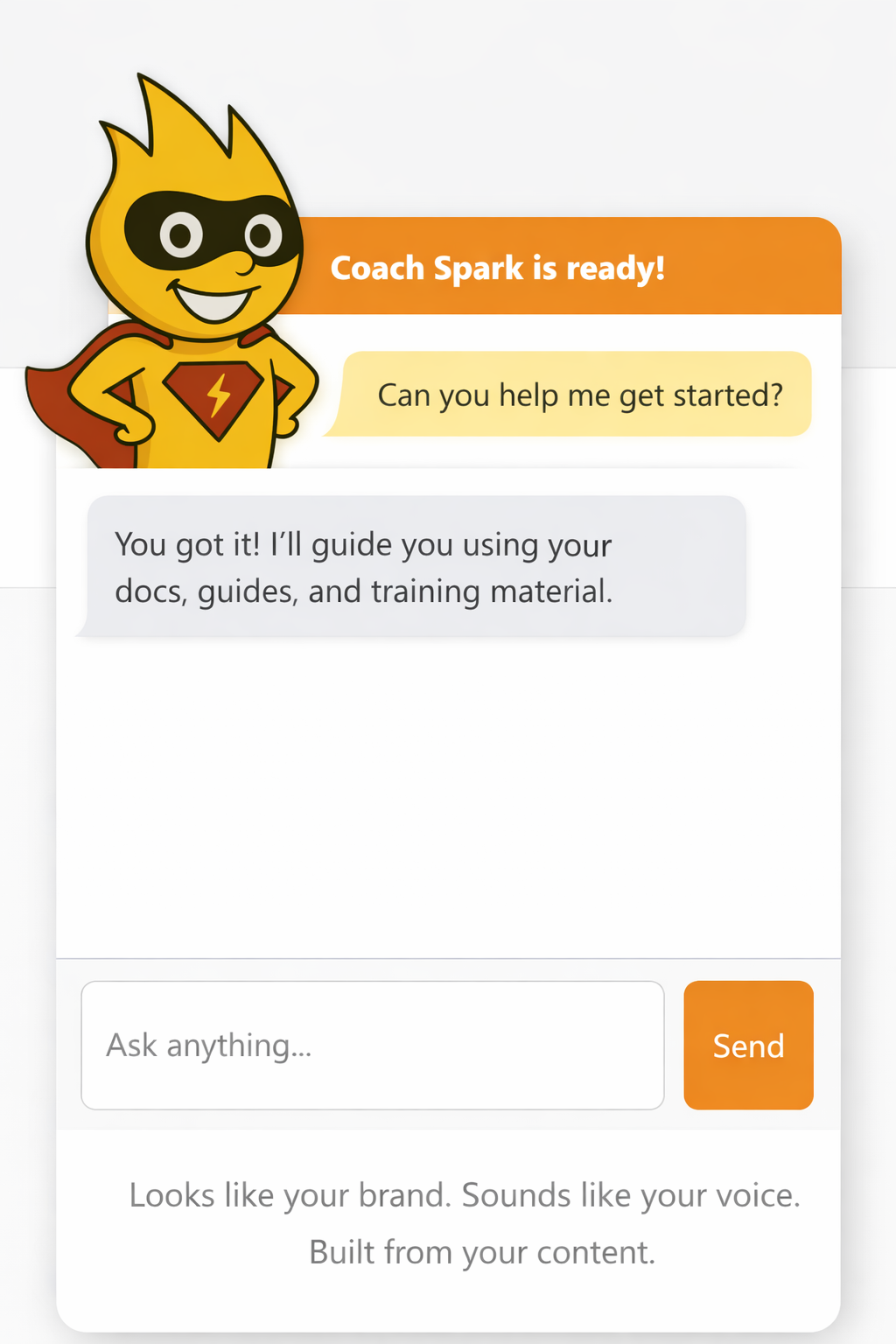 Coach Spark personal guide demo