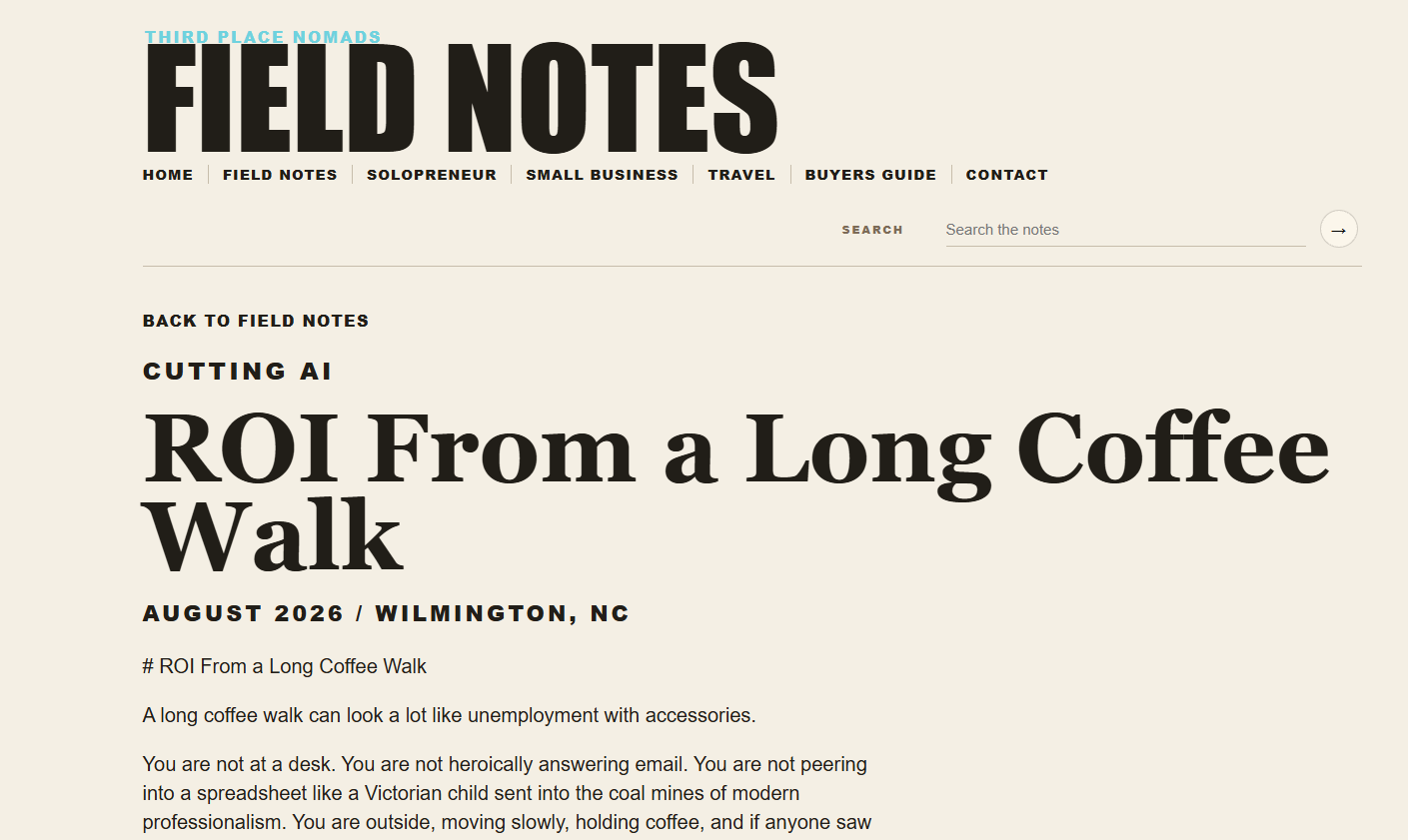 What a Long Coffee Walk Says About Human-in-the-Loop AI title image
