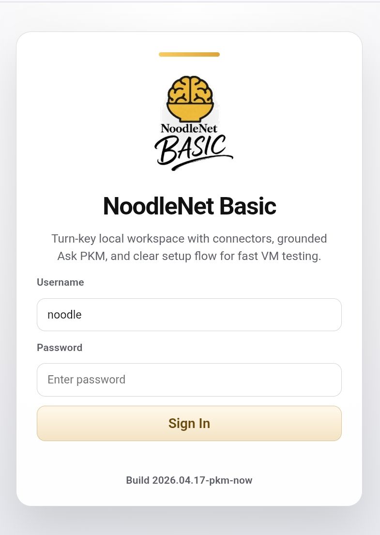 Meet NoodleNet Basic, a business-friendly local AI workspace for serious small teams