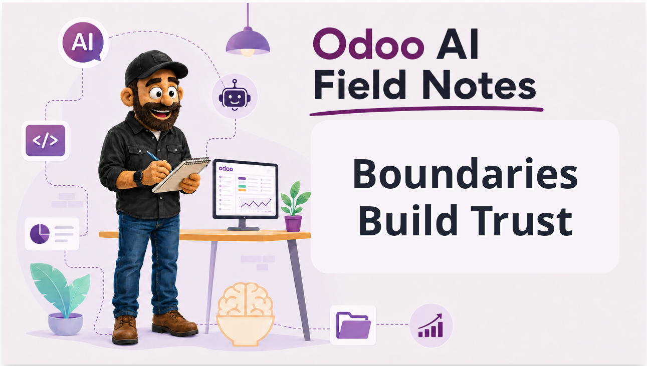 Odoo AI Field Notes: Stop Giving Every Odoo AI Agent Access to Everything title image